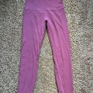 Lululemon Align 28” Pink Leggings   SIZE 6